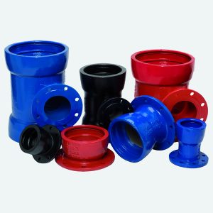 Socket flanged fittings